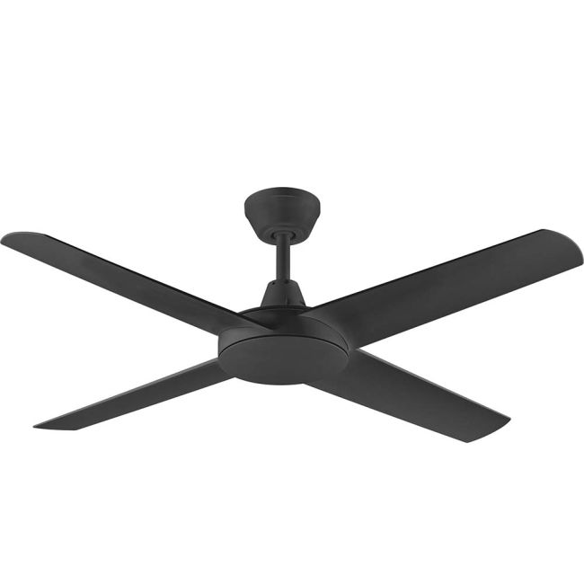 360 Aspire AC 52" Polymer Ceiling Fan with Wall Control Black FA12BL