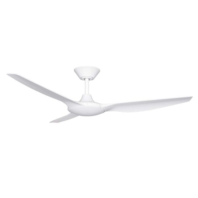 360 Delta DC 56" 3 Blade Ceiling Fan with Remote Control White DEL56MW