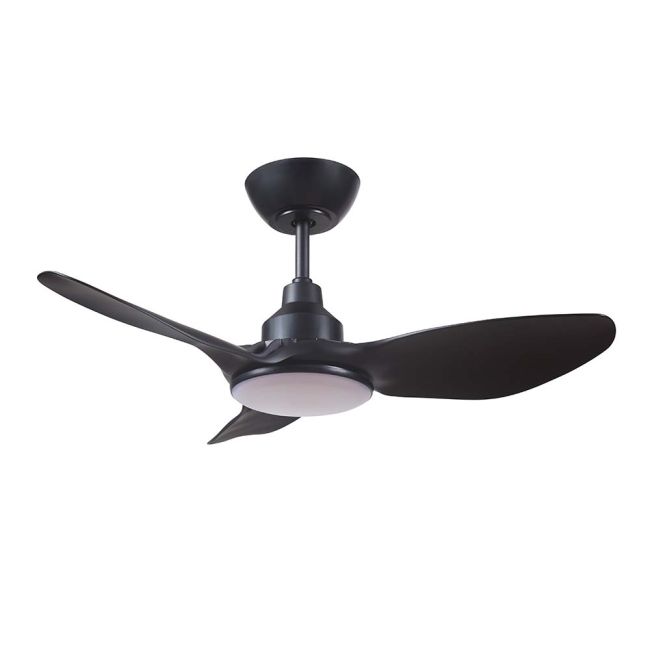 360 Skyfan DC 36" Ceiling Fan with LED Light and Remote Control Black SKY903BL-L