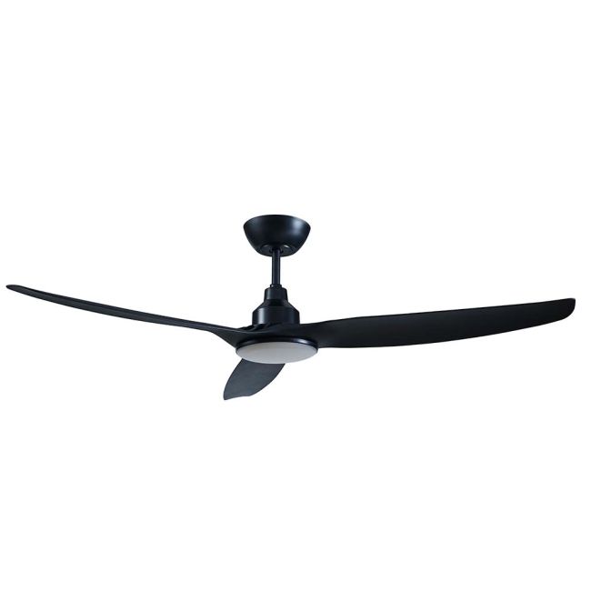 360 Skyfan DC 60" Ceiling Fan with LED Light and Remote Control Black SKY1503BL-L