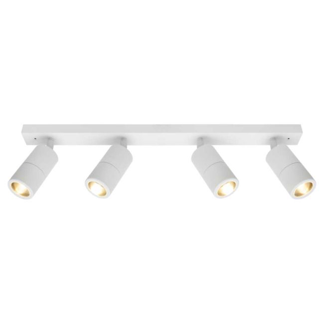 4 Light Cougar Lighting Stockholm Exterior White Rail
