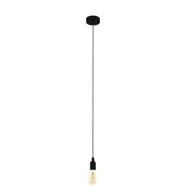 Adri 3 Black Pendant Light by Eglo