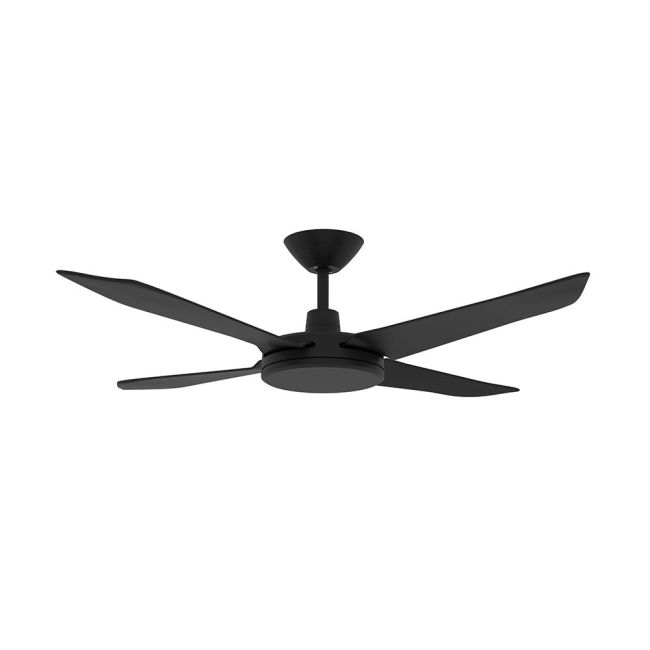 Airborne Enviro DC 52" Ceiling Fan with Remote Control Matt Black EDC-452-BK