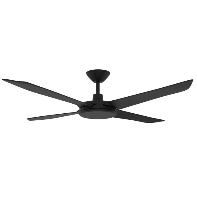 Airborne Enviro DC 60" Ceiling Fan with Remote Control Matt Black EDC-460-BK