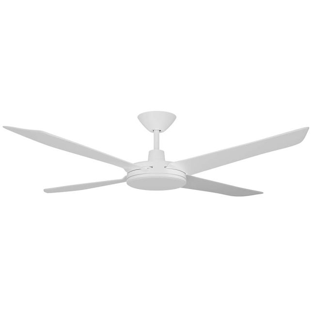 Airborne Enviro DC 60" Ceiling Fan with Remote Control Matt White EDC-460-WH