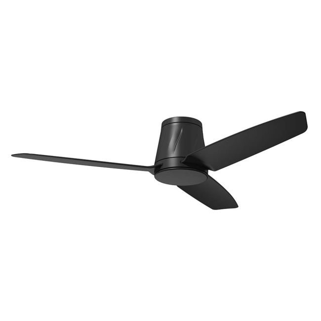 Airborne Profile DC 50" Ceiling Fan with Remote Control Matte Black PDC-350-BK