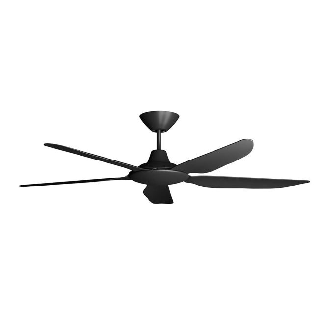 Airborne Storm 56" DC Ceiling Fan with Remote Control Black STO-556-BK