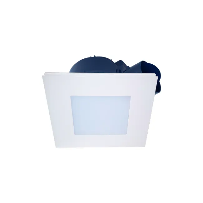 Airbus EC 200 White Square Exhaust Fan & LED Light by Ventair