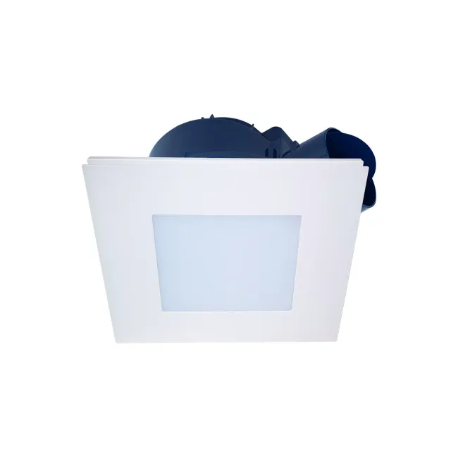 Airbus EC 500 White Square Exhaust Fan & LED Light by Ventair