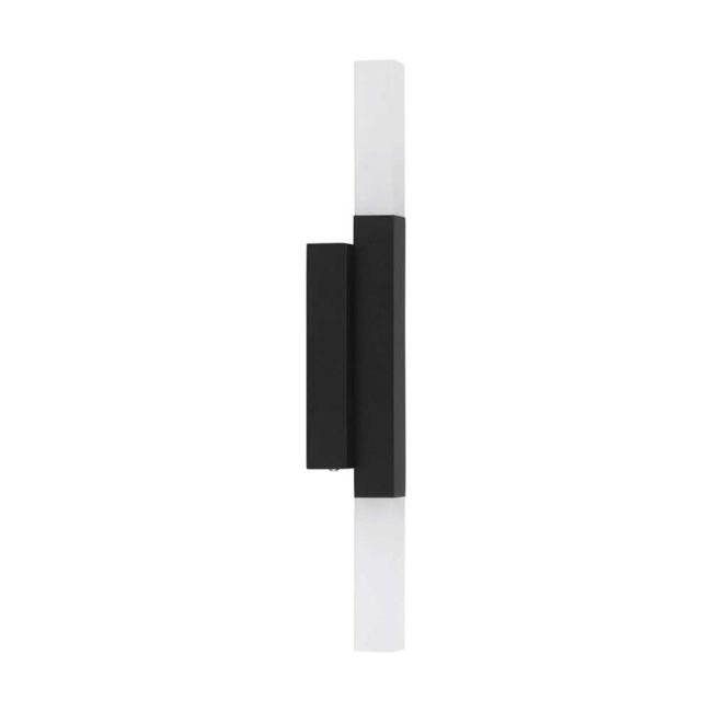 Alcudia Black 2 Light LED Wall Light by Eglo