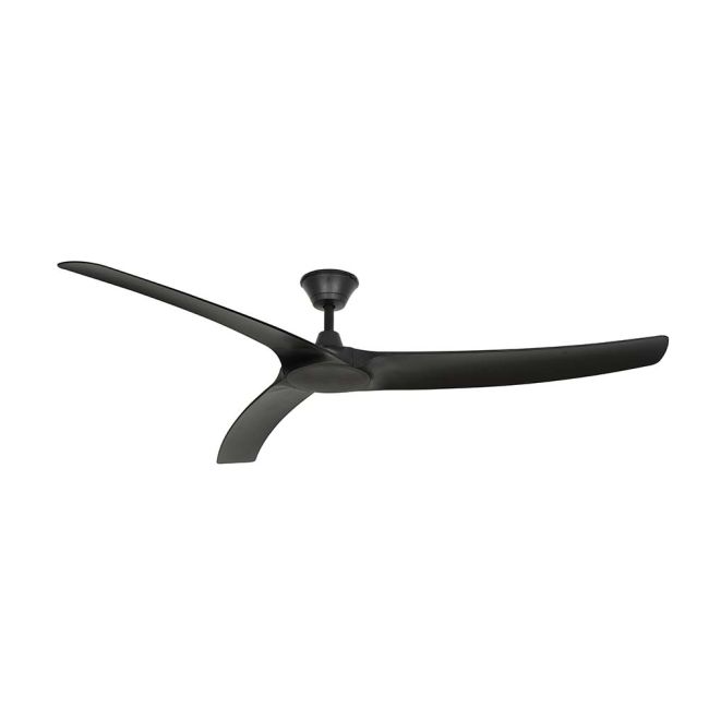 Aqua V2 70" DC IP66 Ceiling Fan in Matt Black by Hunter Pacific AIP2665