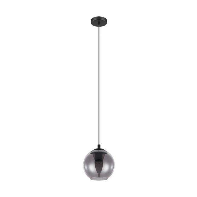 Ariscani Black Glass 1 Light Pendant by Eglo