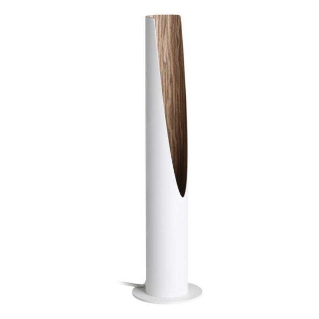 Barbotto White and Wood Table Lamp by Eglo