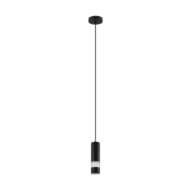 Bernabeta Black 1 Light LED Pendant by Eglo