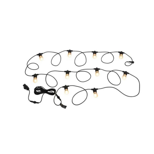 Black Festoon 2 10 DIY Fixed 2700K Lights by Eglo