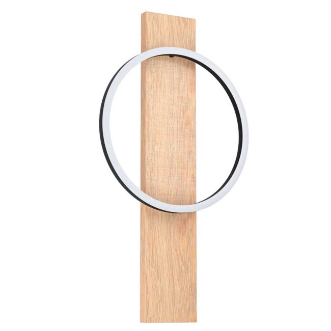 Boyal Natural Wood 12W LED Wall Light by Eglo