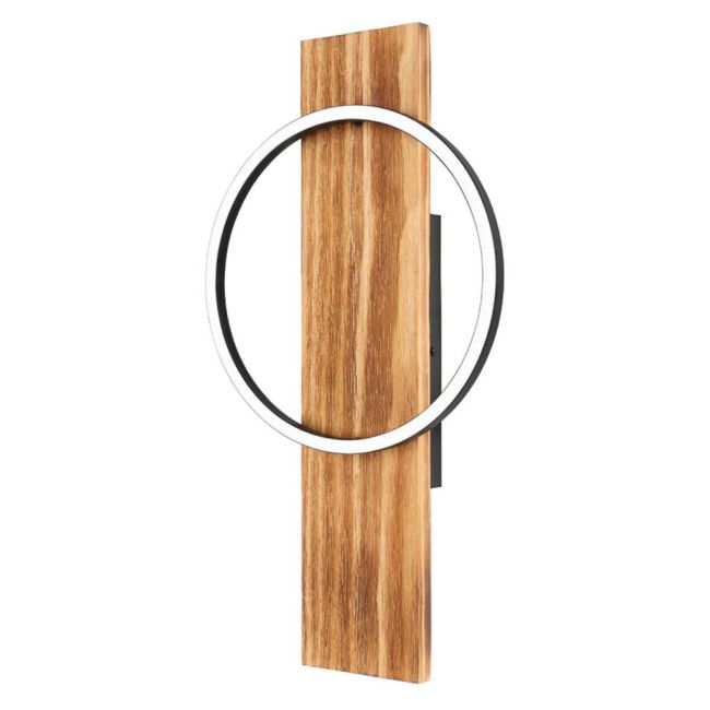 Boyal Rustic Wood 12W LED Wall Light by Eglo