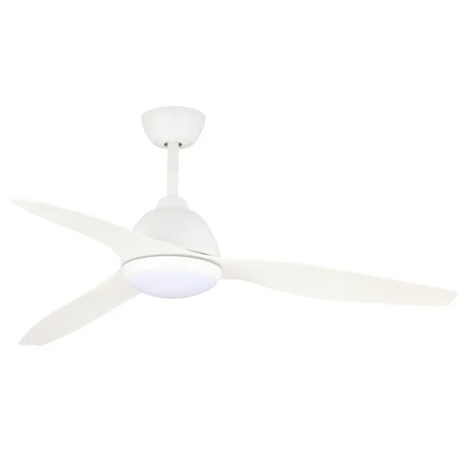 Breeze White 48" AC Ceiling Fan & Light by Fanco F0111-101
