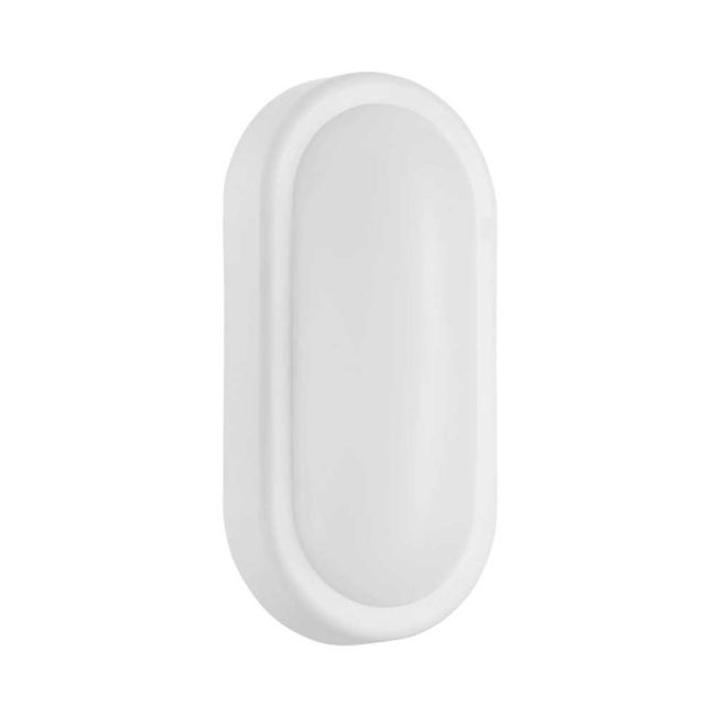Burleigh 12W LED Black and White Oval Wall or Ceiling Light by Eglo