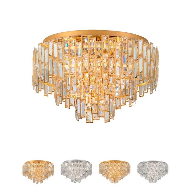 Calmeilles Crystal Ceiling Chandelier by Eglo