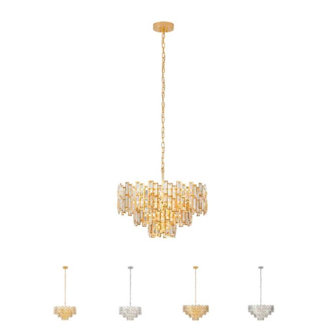 Calmeilles Crystal Chandelier by Eglo