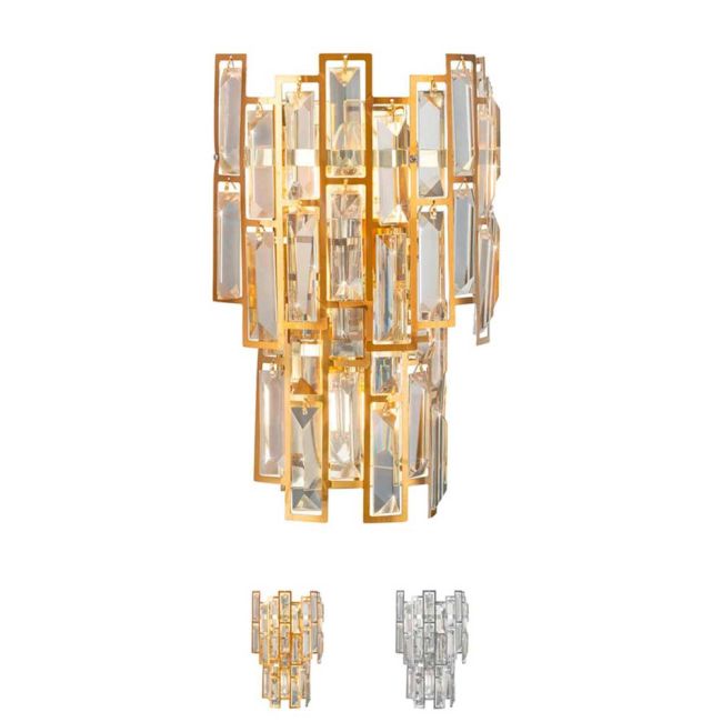 Calmeilles Crystal Wall Light by Eglo