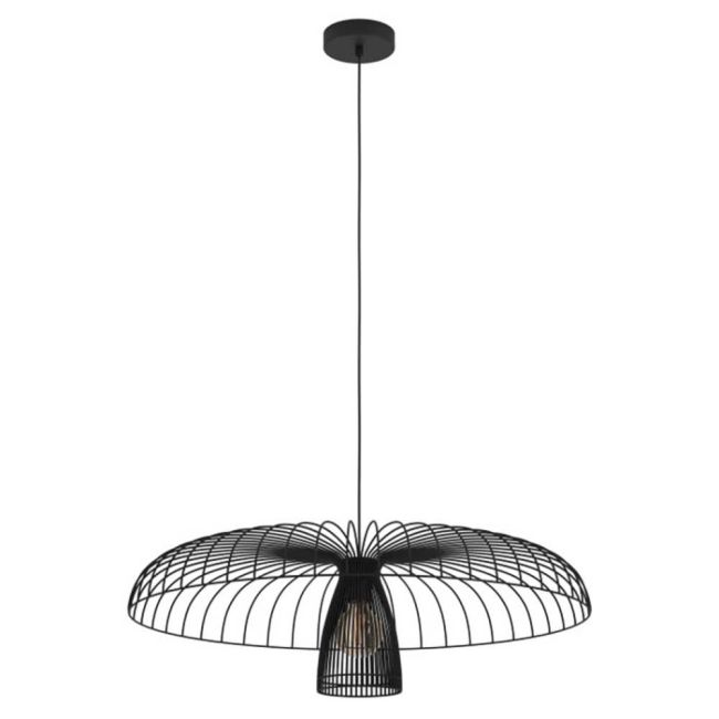 Champerico Black Small Pendant Light by Eglo