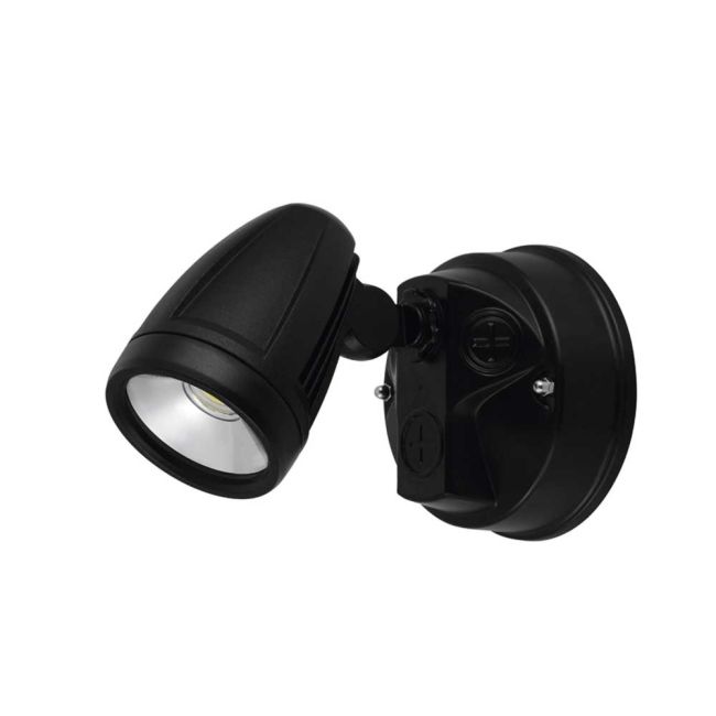 Chopper Black 15W LED 1 Light Exterior Spotlight by Eglo