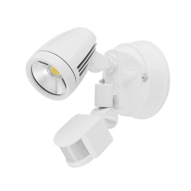 Chopper White 15W LED 1 Light Exterior Spotlight and Sensor by Eglo