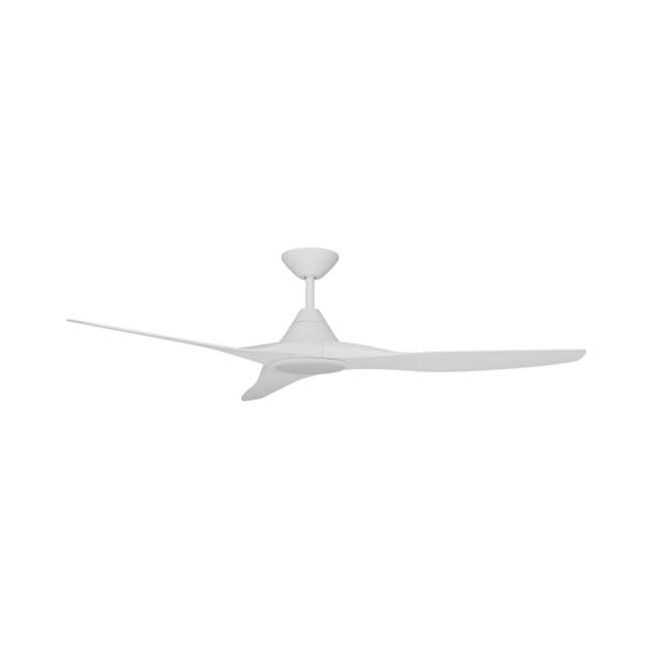 Cloudfan 60" DC Calibo Smart Ceiling Fan with LED Light in White CFT-360-WH-L