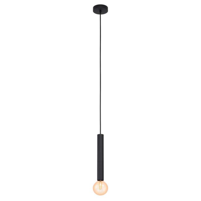 Cortenova Black 1 Light Pendant by Eglo