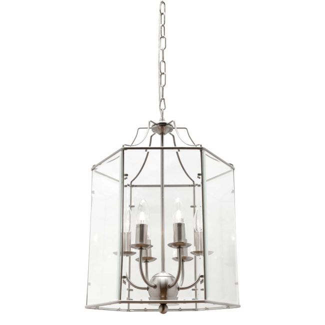 Cougar Lighting Arcadia 6 Light Pendant Satin Chrome