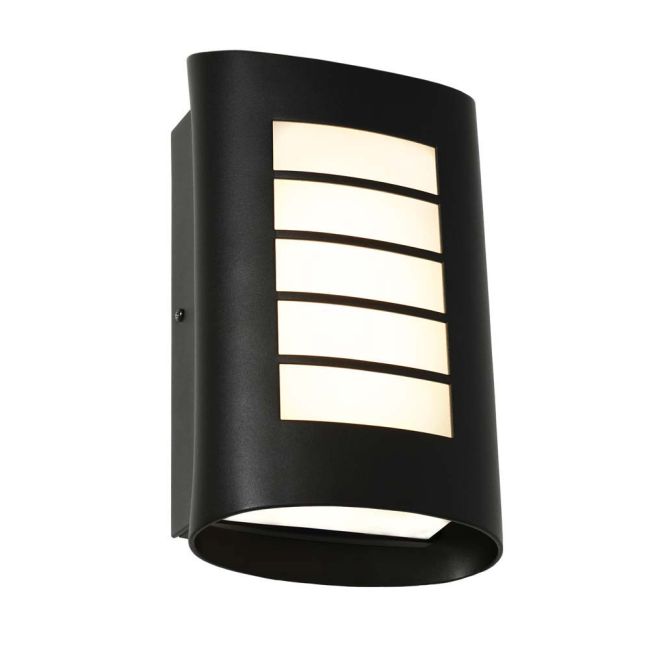 Cougar Lighting Bicheno LED Exterior Wall Light Black