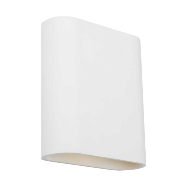 Cougar Lighting Bowen LED Exterior Wall Light in White