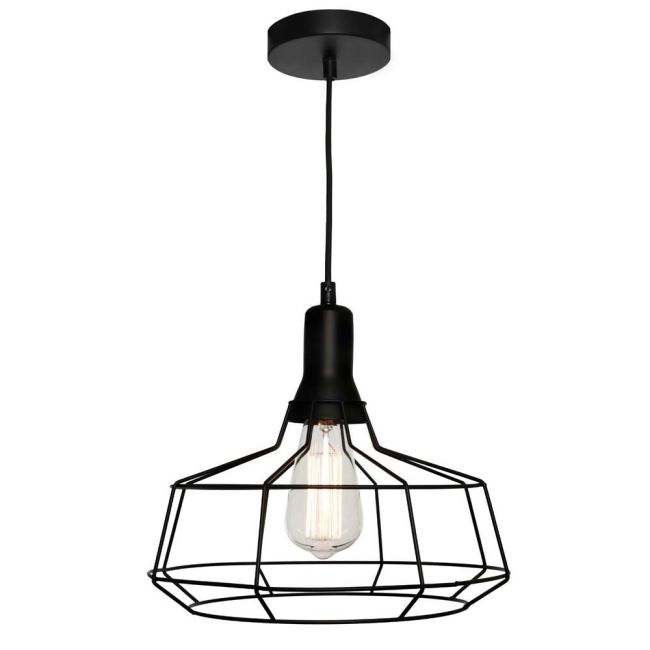 Cougar Lighting Cage Large Pendant Light in Black