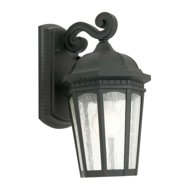 Cougar Lighting Cambridge 1 Light Exterior Wall Light in Black