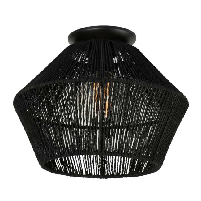 Cougar Lighting Cassie DIY Batten Fix Black Thread Shade
