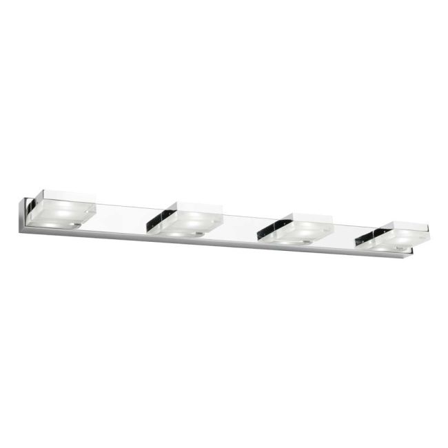 Cougar Lighting Cube 4 Light 20W LED Vanity Light in Chrome