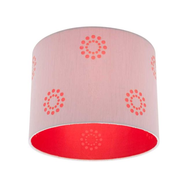 Cougar Lighting Fabian DIY Batten Fix Light Red & Silver