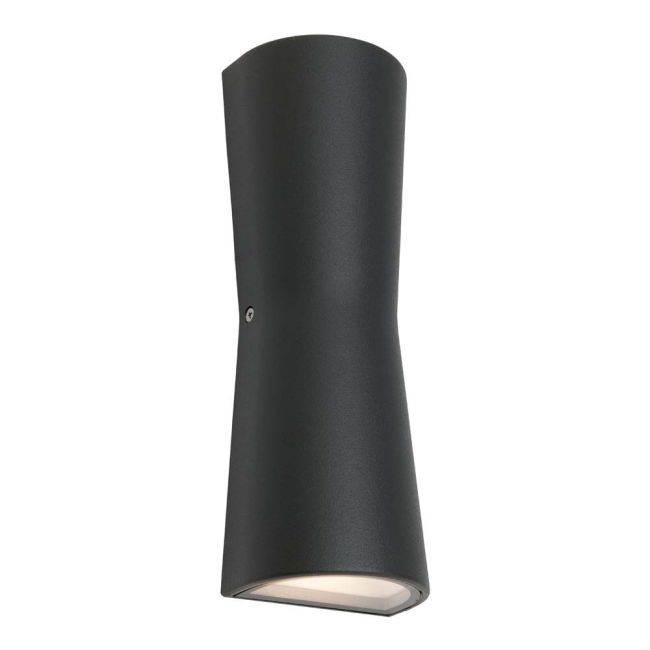 Cougar Lighting Graz Exterior Up Down Wall LED Light Charcoal