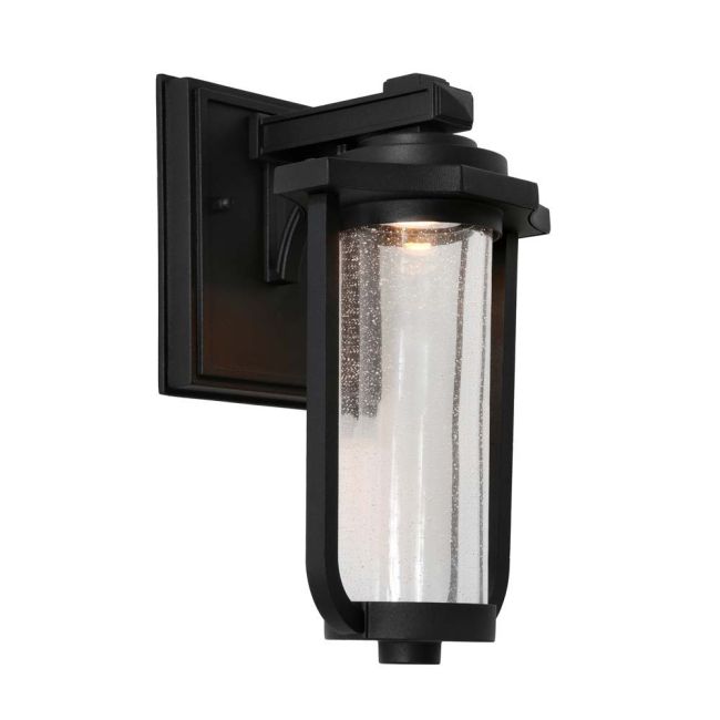 Cougar Lighting Hartwell Exterior Wall LED Light Black with Glass