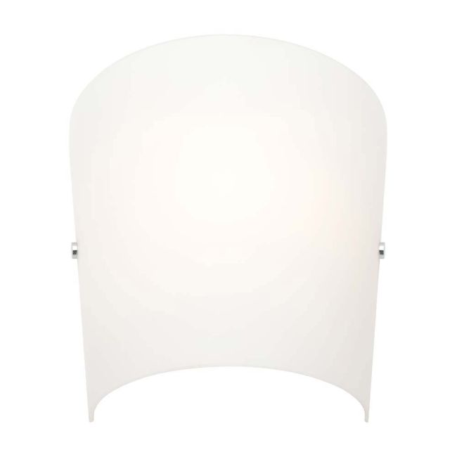 Cougar Lighting Holly Large Wall Sconce Opal Glass with Chrome