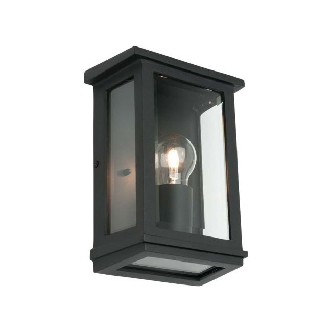 Cougar Lighting Madrid Exterior Wall Light Small Black