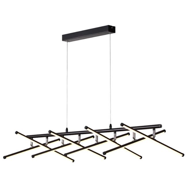 Cougar Lighting Metrix LED Light Pendant Black