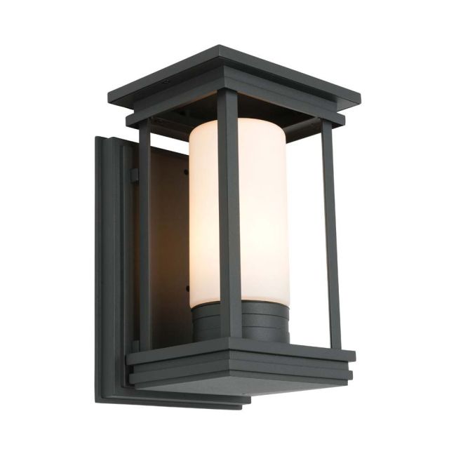 Cougar Lighting Norfolk Exterior Wall Light Black