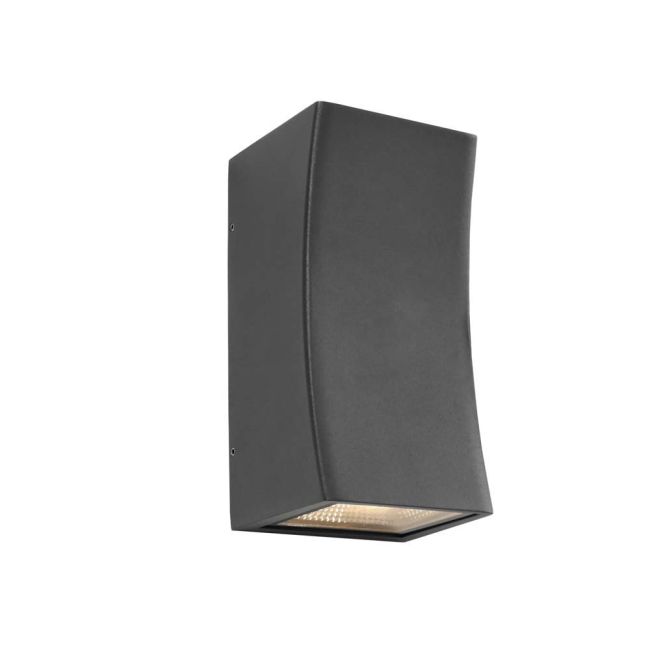 Cougar Lighting Ramada Exterior LED Up Down Wall Light Charcoal