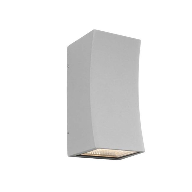 Cougar Lighting Ramada Exterior LED Up Down Wall Light Silver