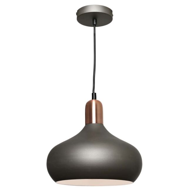 Cougar Lighting Sloan Pendant Light Charcoal with Copper