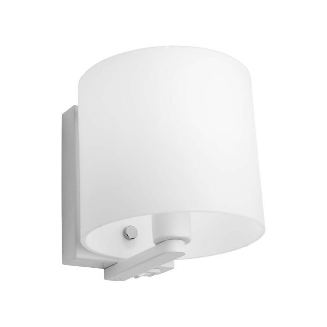 Cougar Lighting Tida Wall Light White with Opal Glass
