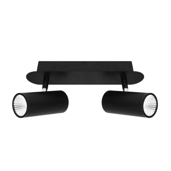 Cougar Lighting Urban 2 Light 10W 4000K Rail Spotlight Black